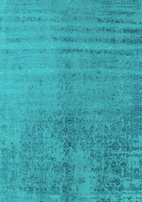 Oriental Turquoise Industrial Rug, urb2533turq