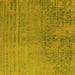 Square Oriental Yellow Industrial Rug, urb2533yw