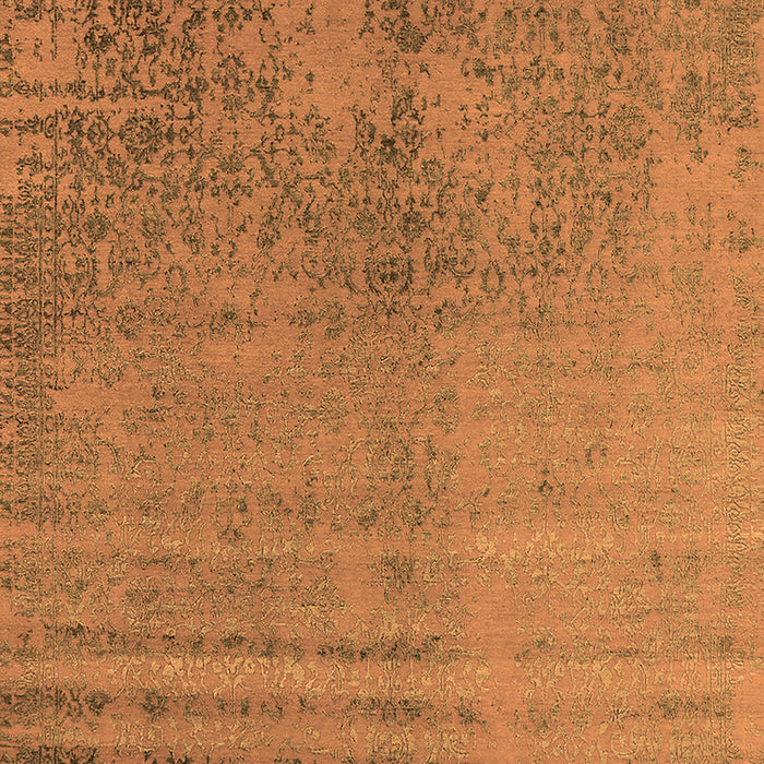 Machine Washable Oriental Orange Industrial Area Rugs, wshurb2533org