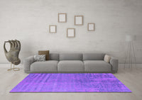 Machine Washable Oriental Purple Industrial Rug, wshurb2533pur