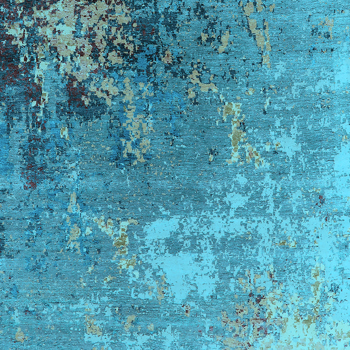 Oriental Light Blue Industrial Rug, urb2534lblu