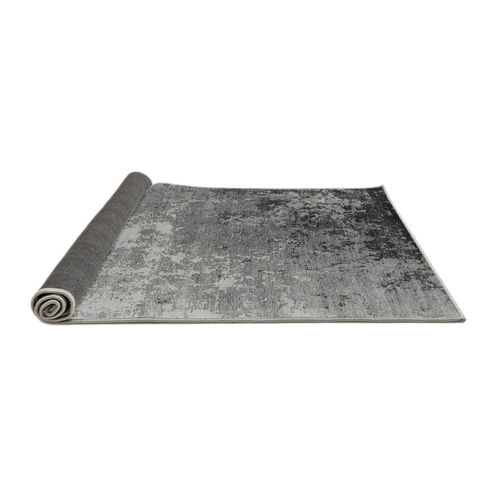 Sideview of Oriental Gray Industrial Rug, urb2534gry