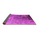 Sideview of Oriental Pink Industrial Rug, urb2534pnk