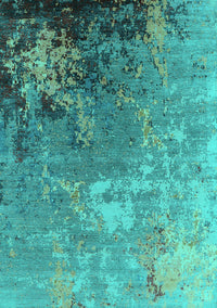 Oriental Turquoise Industrial Rug, urb2534turq