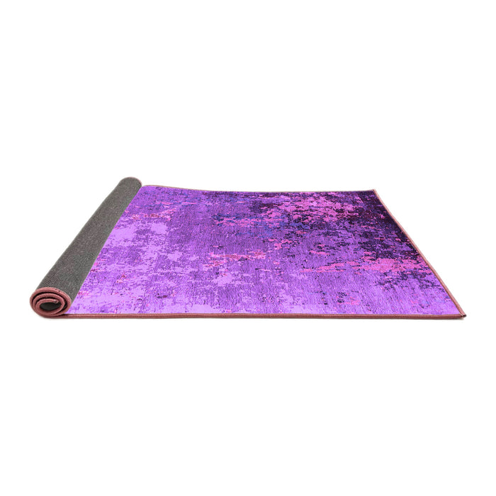 Sideview of Oriental Purple Industrial Rug, urb2534pur