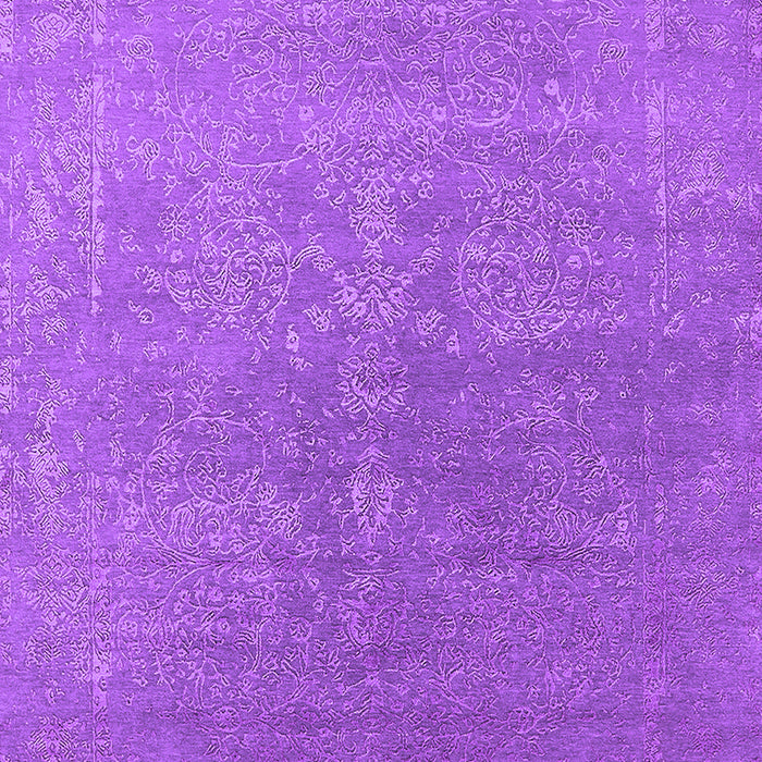 Machine Washable Oriental Purple Industrial Area Rugs, wshurb2535pur