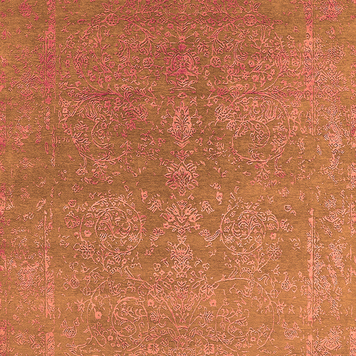 Machine Washable Oriental Orange Industrial Area Rugs, wshurb2535org