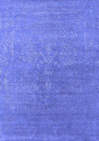 Oriental Blue Industrial Rug, urb2535blu