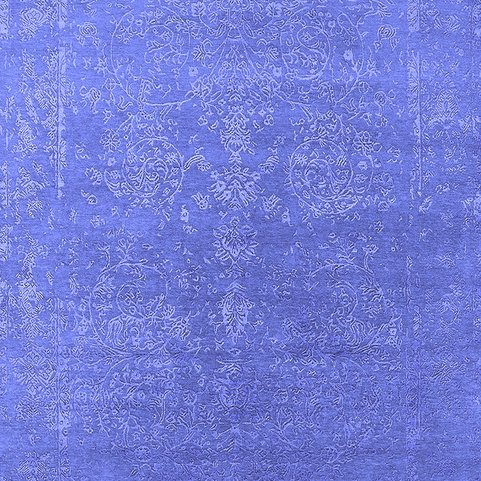 Oriental Blue Industrial Rug, urb2535blu