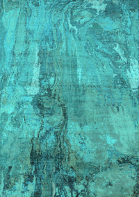 Oriental Turquoise Industrial Rug, urb2536turq