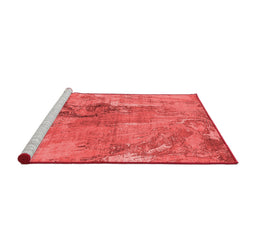 Industrial Red Washable Rugs