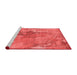 Industrial Red Washable Rugs