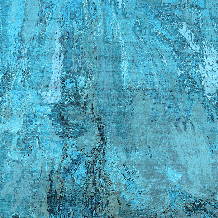 Oriental Light Blue Industrial Rug, urb2536lblu