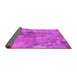 Sideview of Oriental Pink Industrial Rug, urb2536pnk