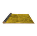 Sideview of Oriental Yellow Industrial Rug, urb2536yw