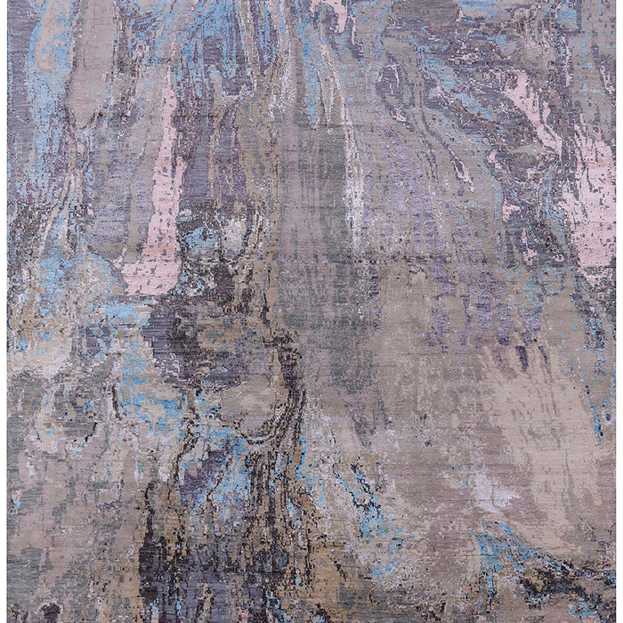 Mid-Century Modern Purple Oriental Rug, urb2536