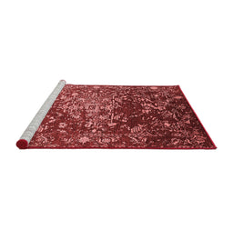 Industrial Red Washable Rugs
