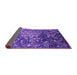 Sideview of Oriental Purple Industrial Rug, urb2537pur