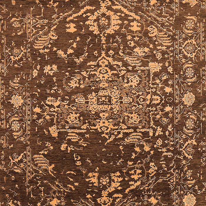 Oriental Orange Industrial Rug, urb2537org