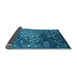 Sideview of Oriental Light Blue Industrial Rug, urb2537lblu