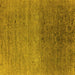Square Machine Washable Oriental Yellow Industrial Rug, wshurb2538yw