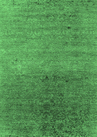 Oriental Emerald Green Industrial Rug, urb2538emgrn