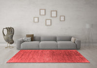 Machine Washable Oriental Red Industrial Rug, wshurb2538red