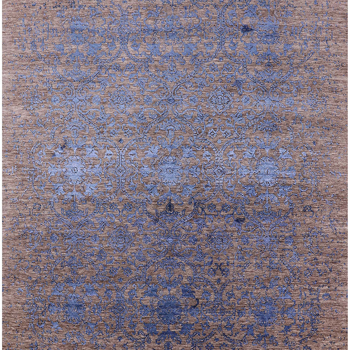 Machine Washable Industrial Modern Purple Rug, wshurb2538