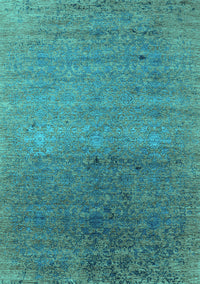 Oriental Turquoise Industrial Rug, urb2538turq