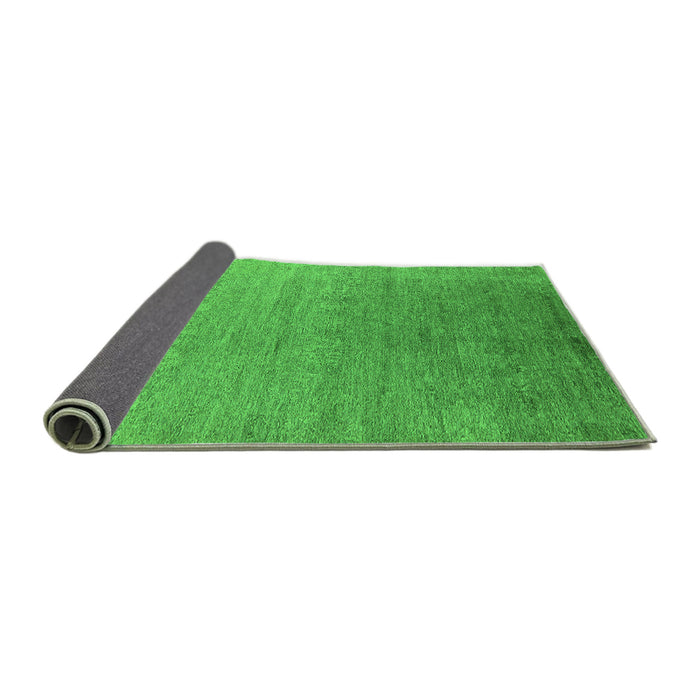 Sideview of Oriental Green Industrial Rug, urb2539grn