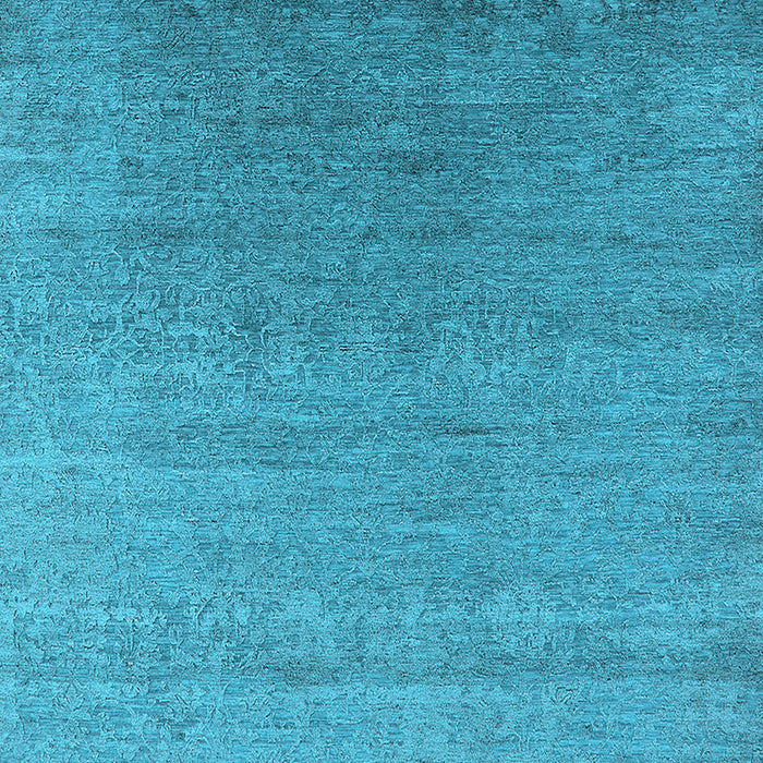 Machine Washable Oriental Light Blue Industrial Rug, wshurb2539lblu