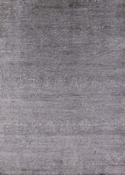 Mid-Century Modern Gray Oriental Rug, urb2539