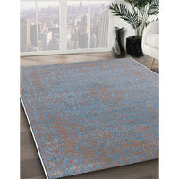 Mid-Century Modern Rose Purple Oriental Rug, urb2540