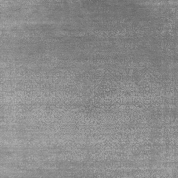 Square Oriental Gray Industrial Rug, urb2540gry