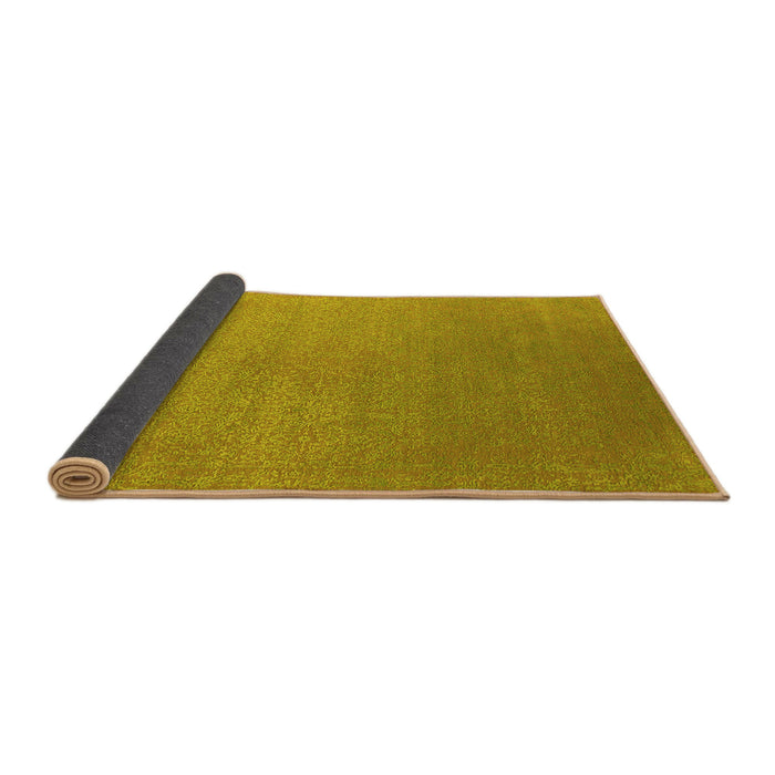 Sideview of Oriental Yellow Industrial Rug, urb2540yw