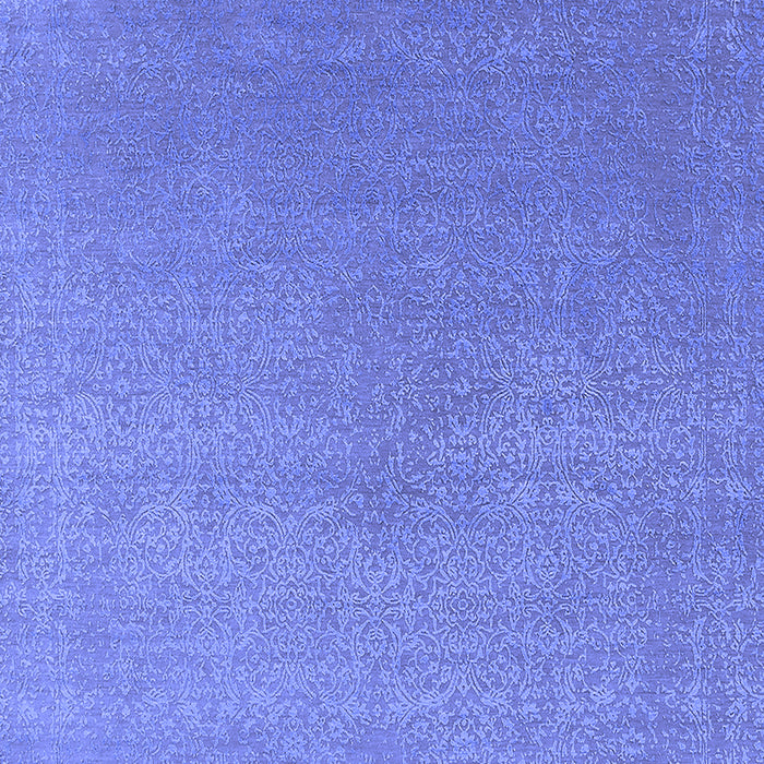 Machine Washable Oriental Blue Industrial Rug, wshurb2540blu