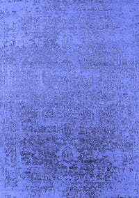 Oriental Blue Industrial Rug, urb2541blu