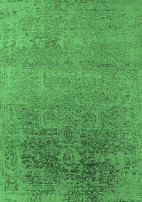 Oriental Emerald Green Industrial Rug, urb2541emgrn