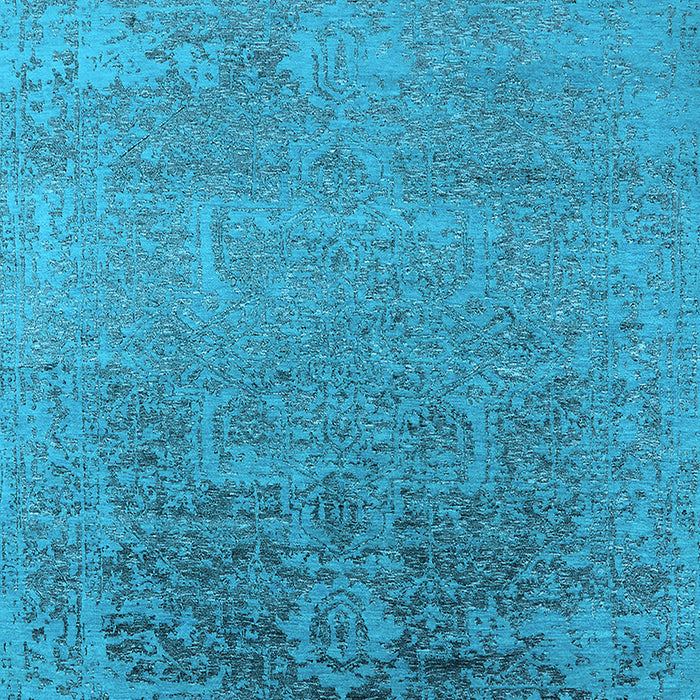 Oriental Light Blue Industrial Rug, urb2541lblu