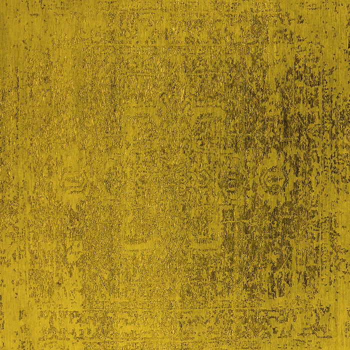 Square Oriental Yellow Industrial Rug, urb2542yw