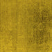 Square Oriental Yellow Industrial Rug, urb2542yw