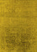 Oriental Yellow Industrial Rug, urb2542yw