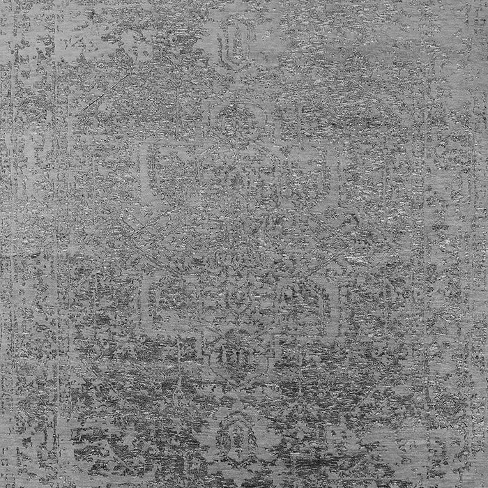 Machine Washable Oriental Gray Industrial Rug, wshurb2542gry