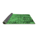 Sideview of Oriental Emerald Green Industrial Rug, urb2543emgrn