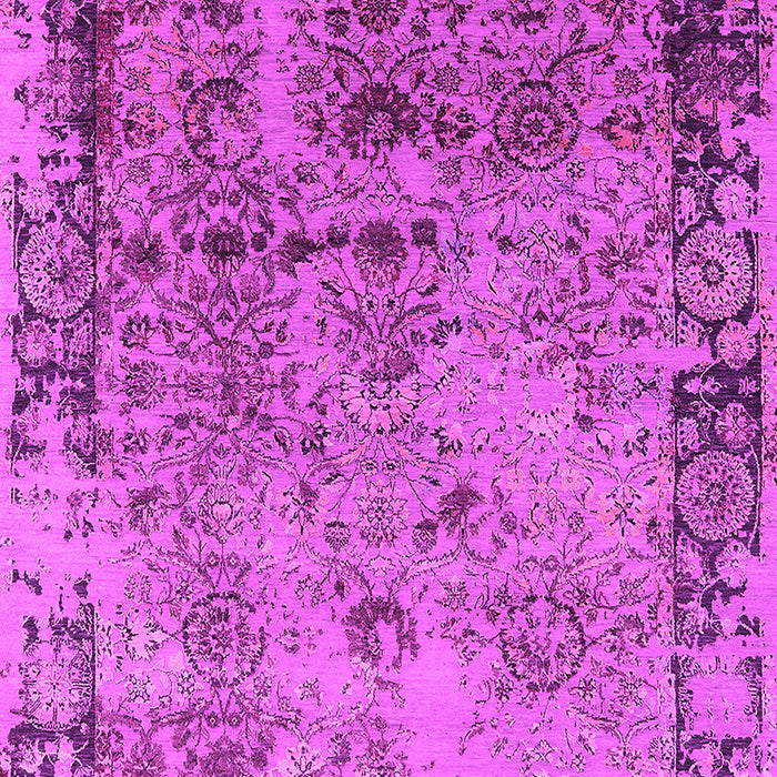 Machine Washable Oriental Pink Industrial Rug, wshurb2543pnk