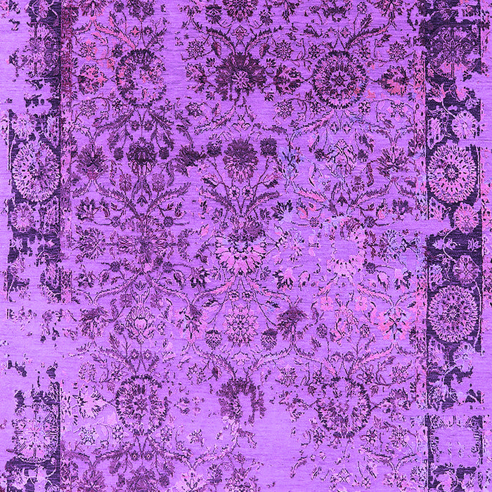 Machine Washable Oriental Purple Industrial Area Rugs, wshurb2543pur