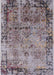 Mid-Century Modern Silver Pink Oriental Rug, urb2543