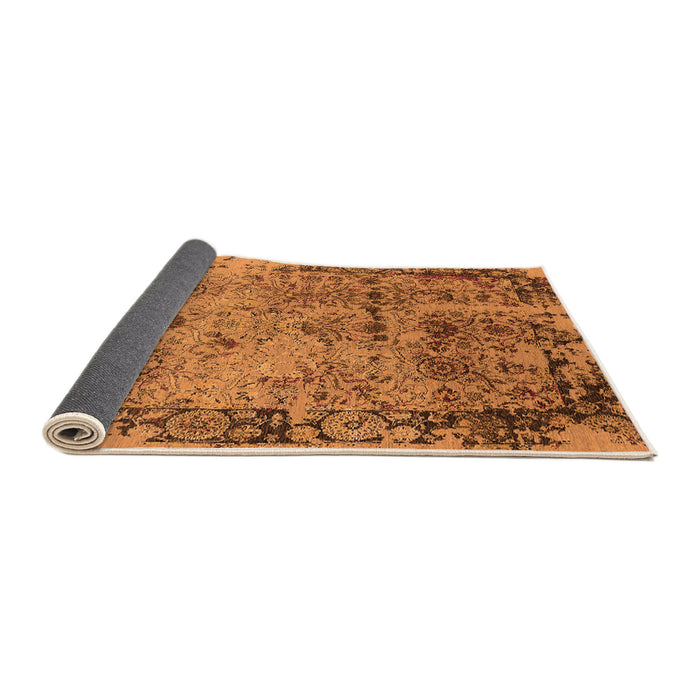 Sideview of Oriental Orange Industrial Rug, urb2543org