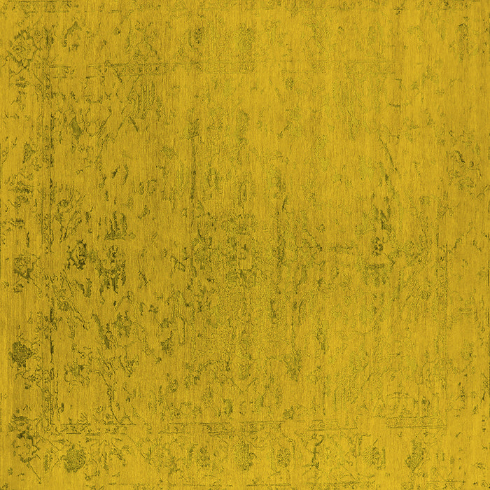 Square Oriental Yellow Industrial Rug, urb2544yw