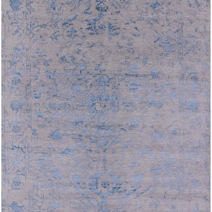 Mid-Century Modern Dark Gray Oriental Rug, urb2544